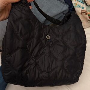 Mini 5l Lululemon Black Quilted Shoulder Bag